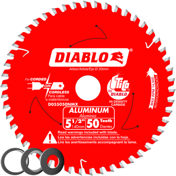 5-1/2 in. x 50 Tooth Aluminum Cutting Saw Blade