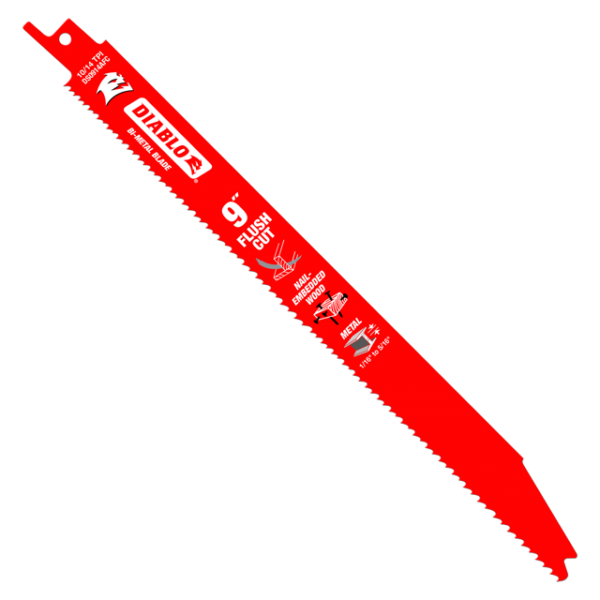 9 in. Flush Cut Recip Blade