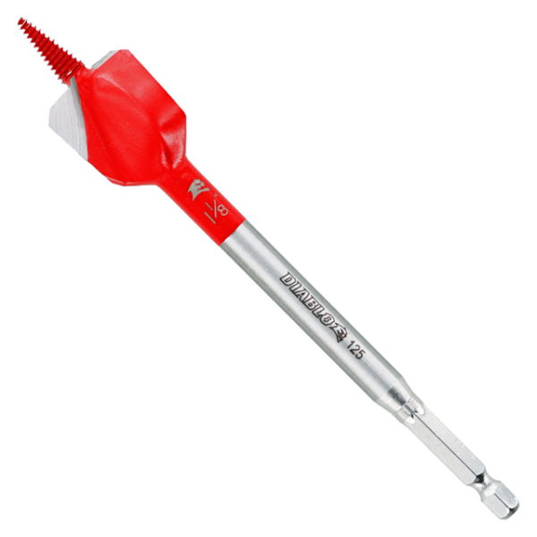 Diablo 1-1/8 in. x 6 in. Demo Demon™ Spade Bit for Nail-Embedded Wood