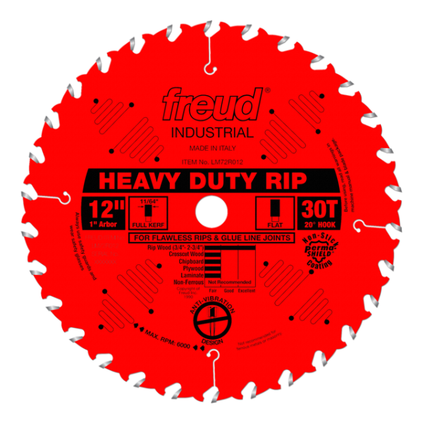 12" Heavy-Duty Rip Blade