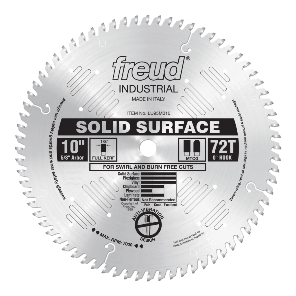 10" Solid Surface Blade - Expert Die, Inc.