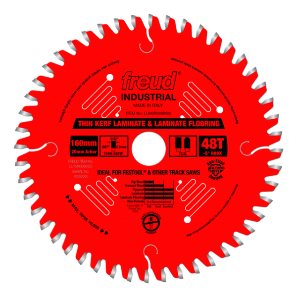 160mm Thin Kerf Double Sided Laminate/Melamine