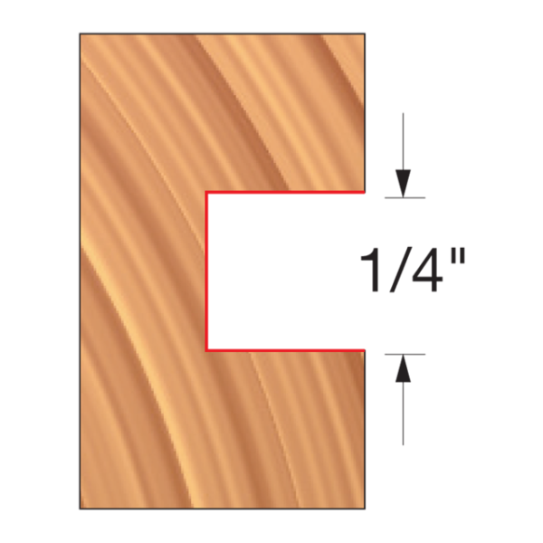 6" x 1/4" x 1-1/4" Groovers